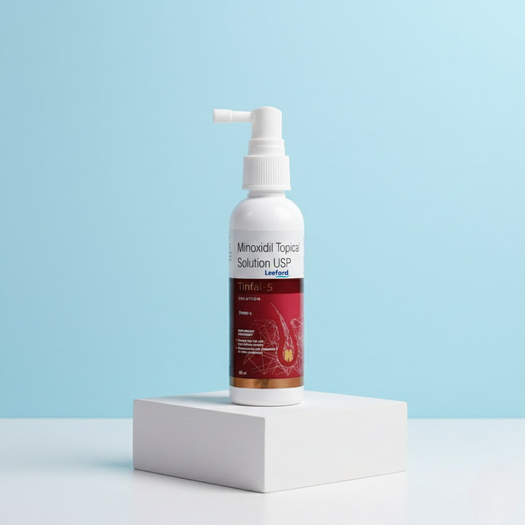 MINOXIDIL 5% BY LEEFORD. Minoxidil Topical Solution USP (60ML)