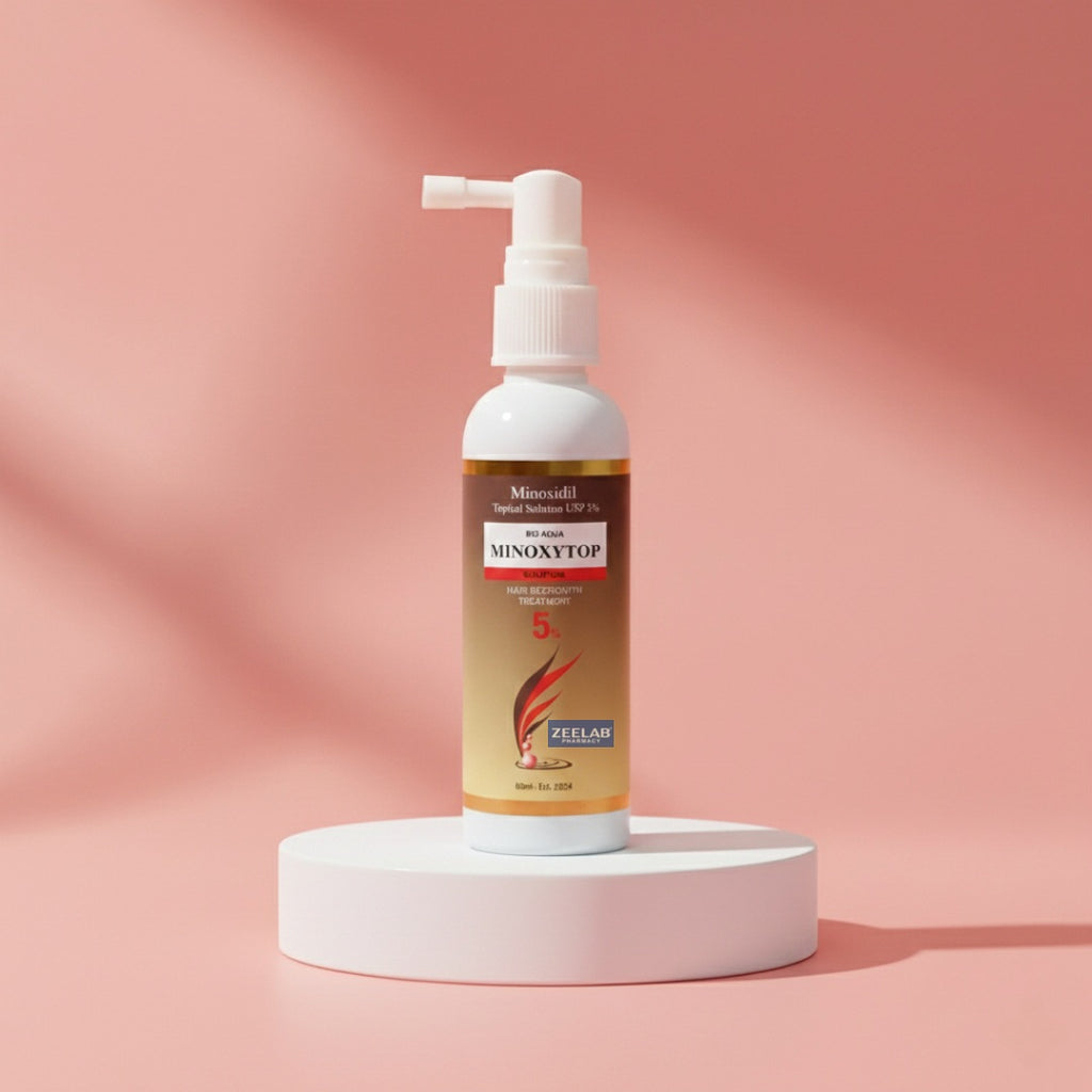 Minoxidil Topical Solution USP 5% | Powerful Hair Regrowth Treatment for Men & Women (60ml)