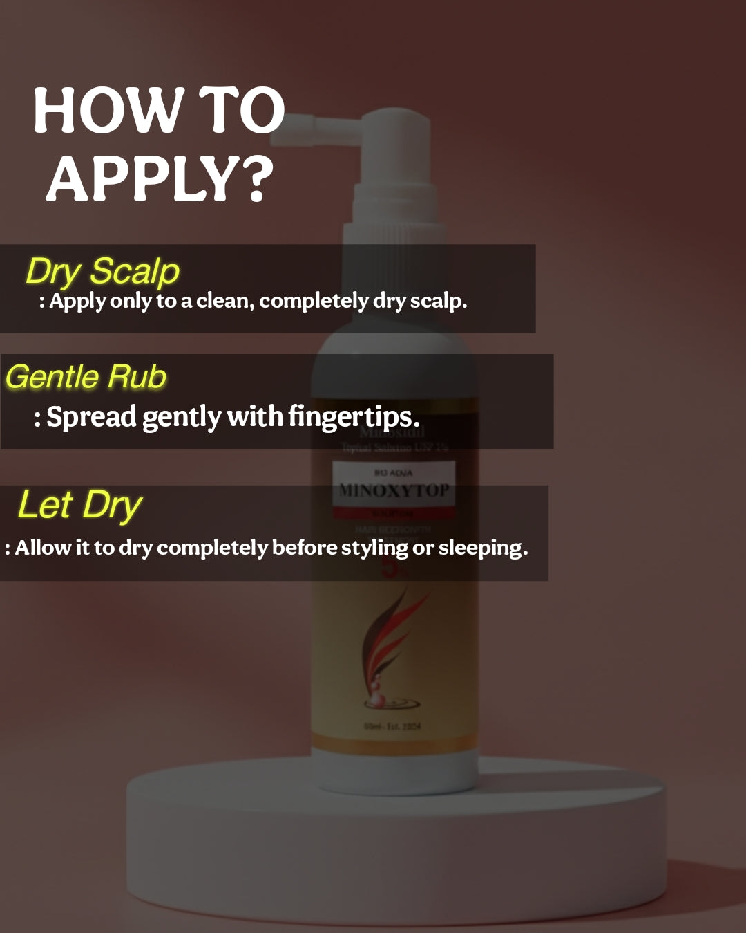 Minoxidil Topical Solution USP 5% | Powerful Hair Regrowth Treatment for Men & Women (60ml)